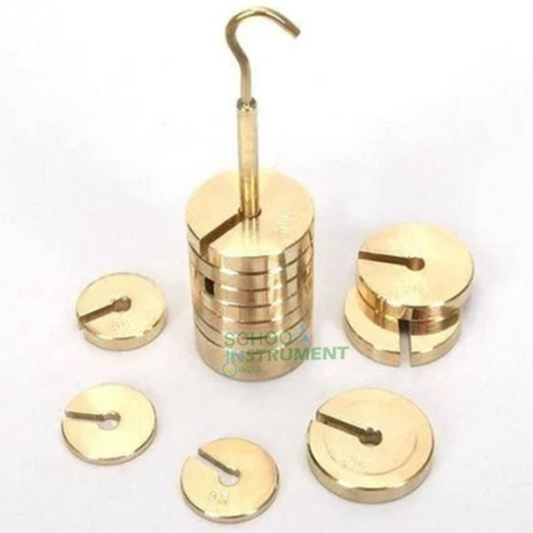 Deluxe Slotted Weight Set of 12, Brass